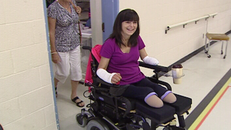 Ottawa mother on artificial legs after losing 3 limbs to an infected dog bite